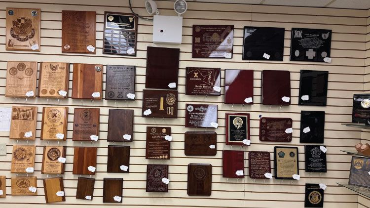 Wall with custom frames for sale