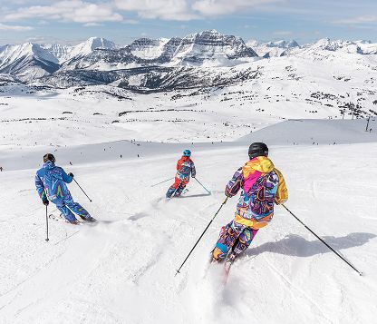 skiing