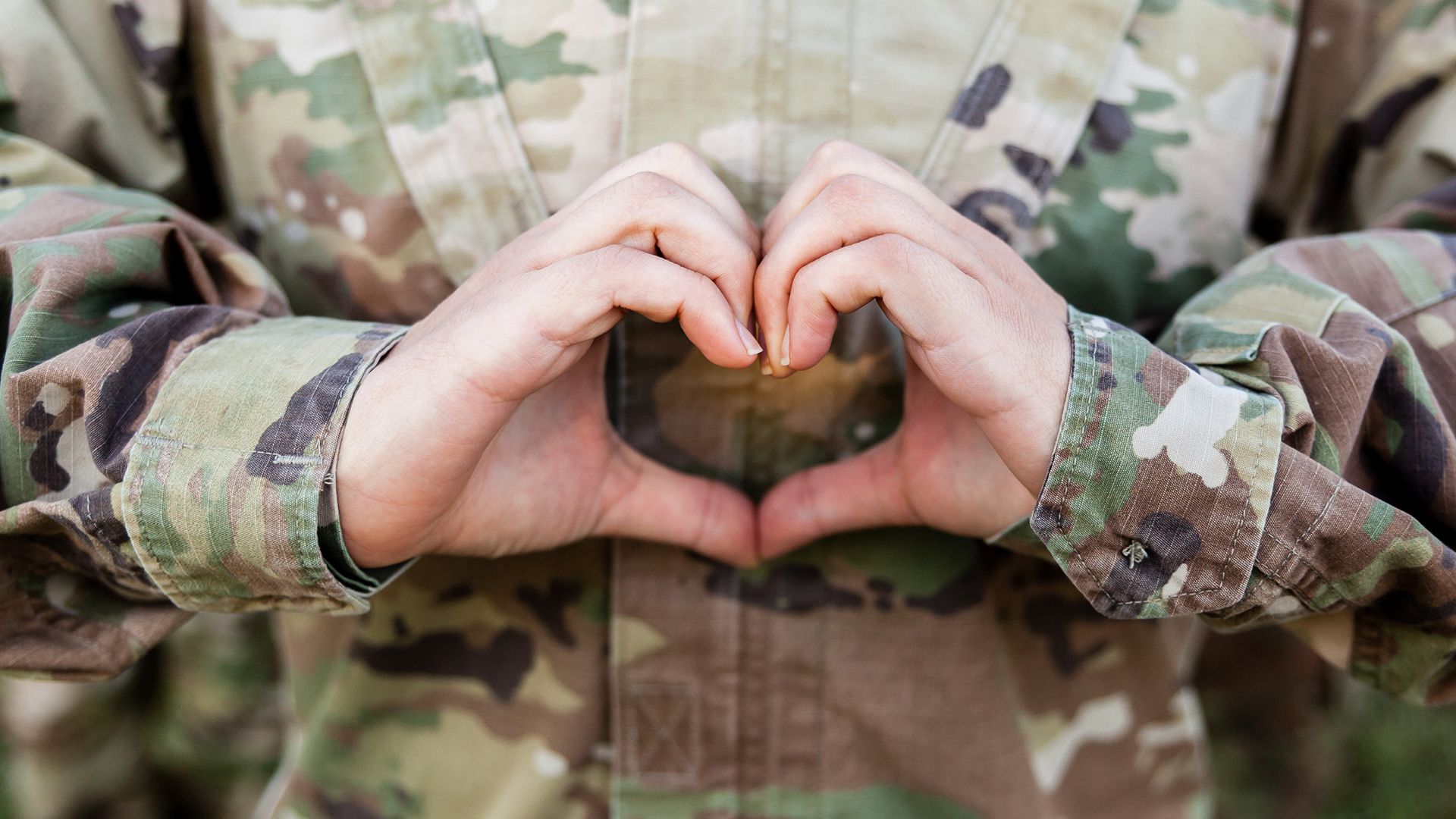 Hands making a heart
