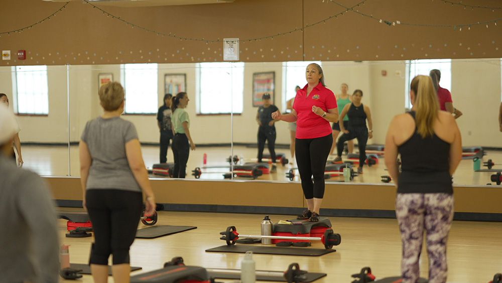 fitness center class